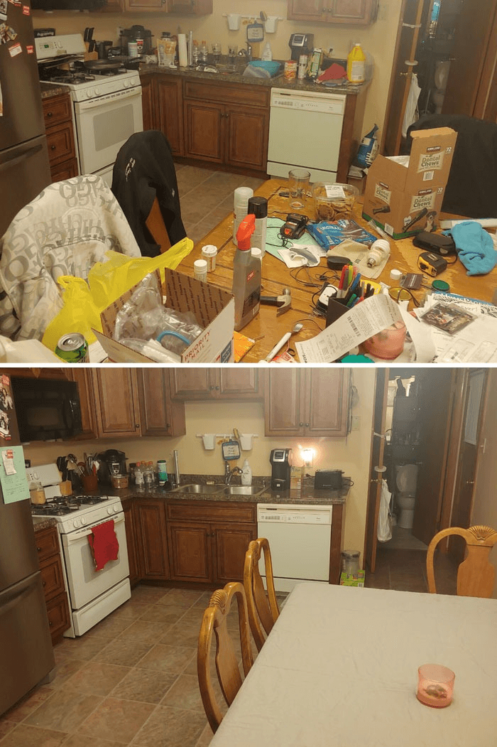 Kitchen cleaning